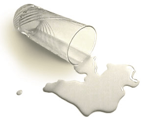 don't cry over spilled milk