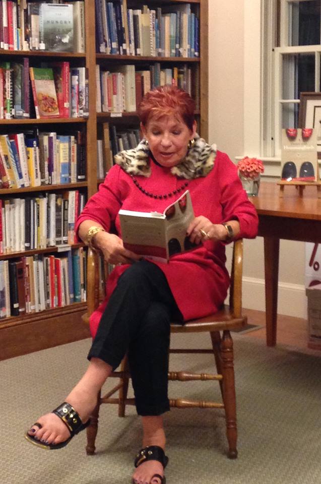 Author Helen Deines reading from her book