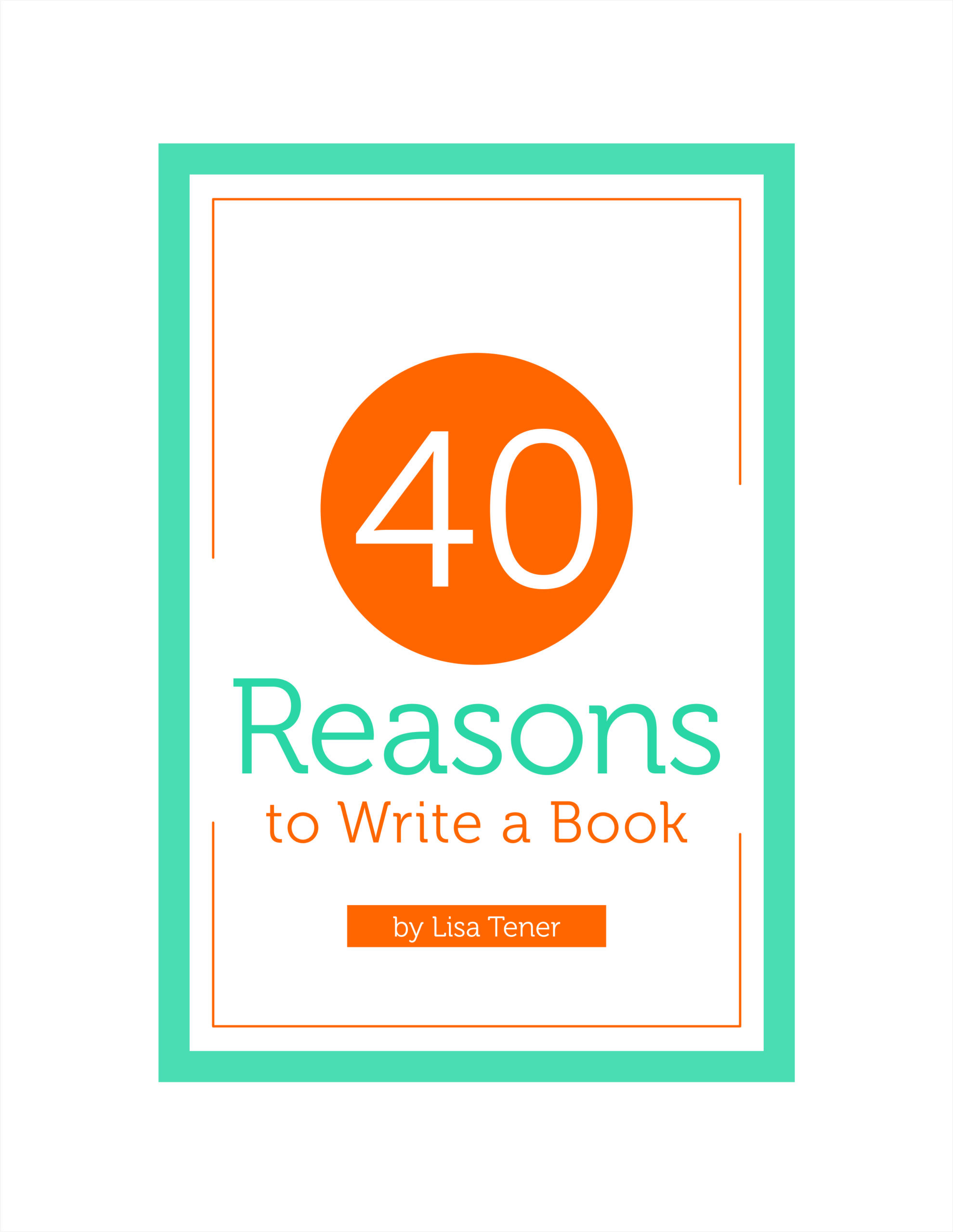 40 Reasons to write a book