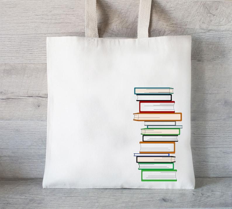 book tote bag gift for writers