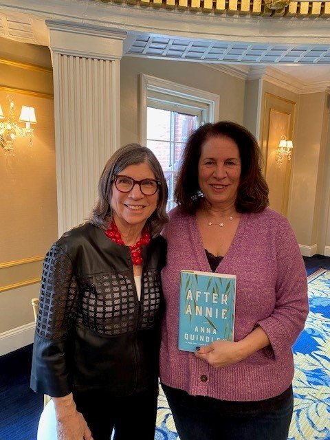 Anna Quindlen, author of "After Annie" with Robin Kall