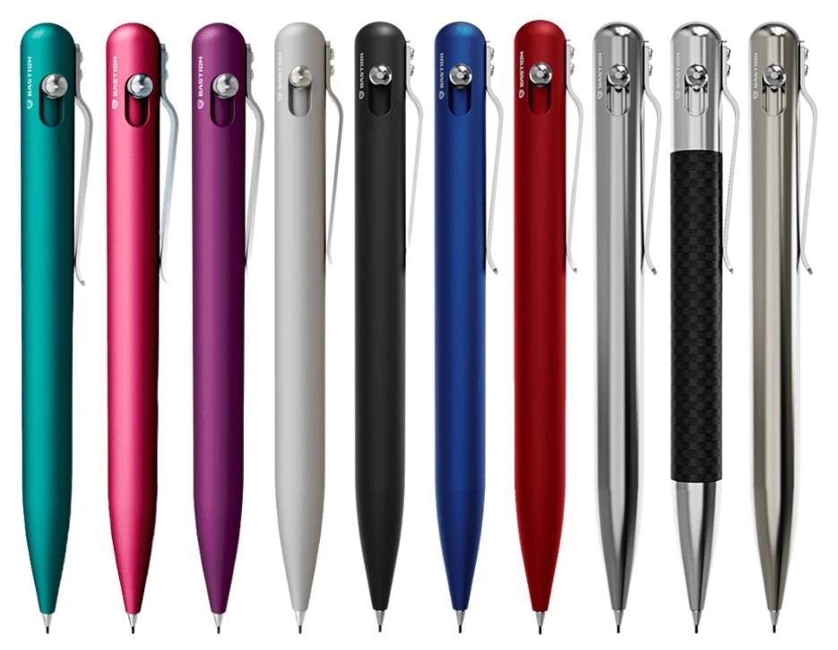 Bastion mechanical pencils come in a variety of exquisite colors!